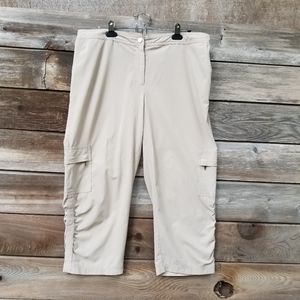 PLUS Zenergy Capris by Chico's, Tan Size 2